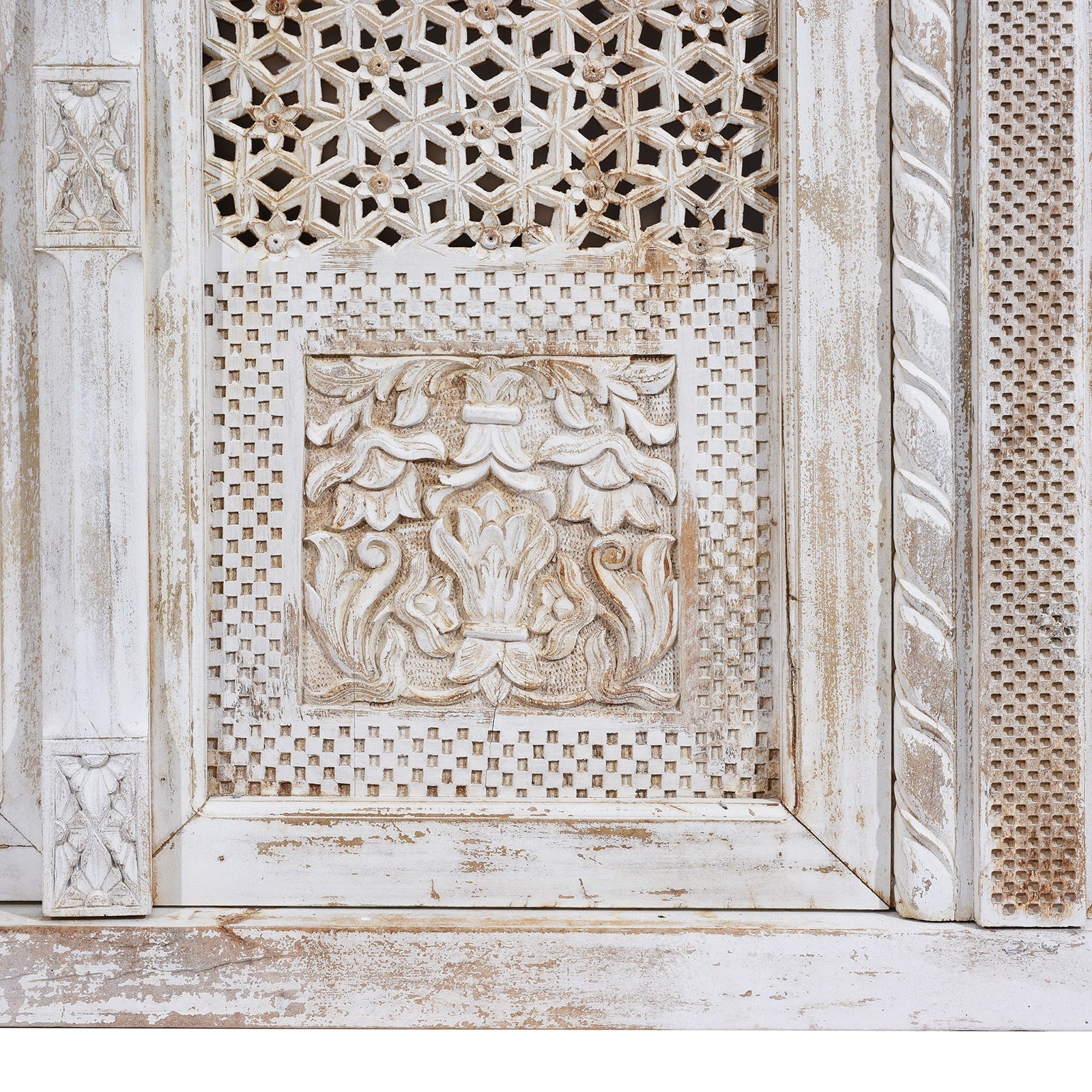 Carved Jali Purdah Screen - Mughal Style