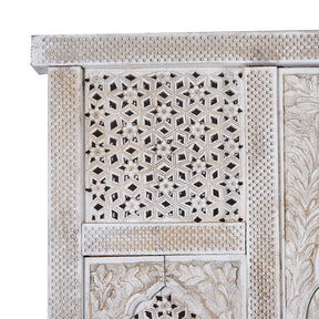 Carved Jali Purdah Screen - Mughal Style