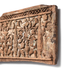 Indian Tribal Panel From Orissa - 18thC