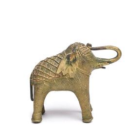 Handmade Brass Elephant From Orissa