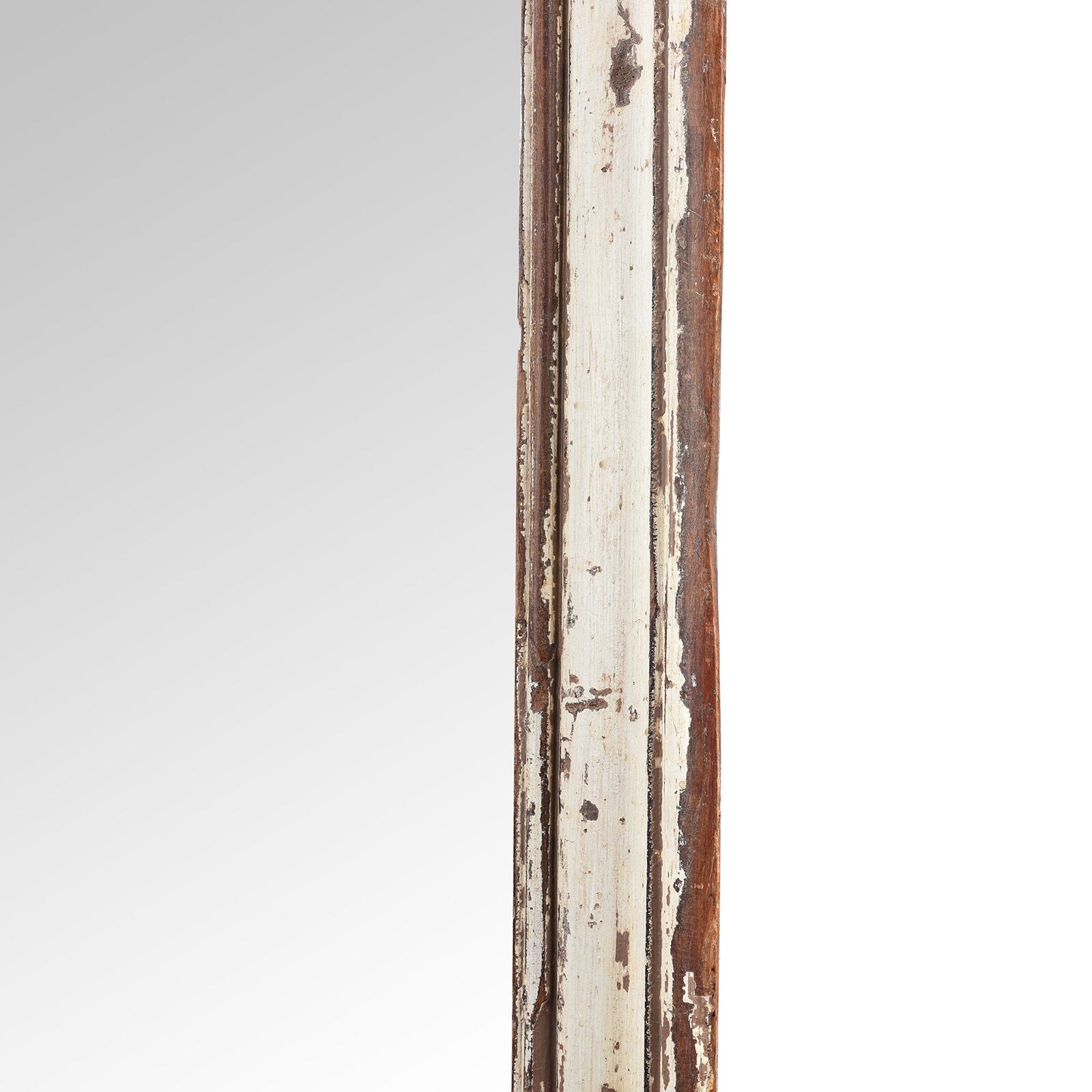 Rustic Cream Painted Indian Mirror (92 x 182 cms)