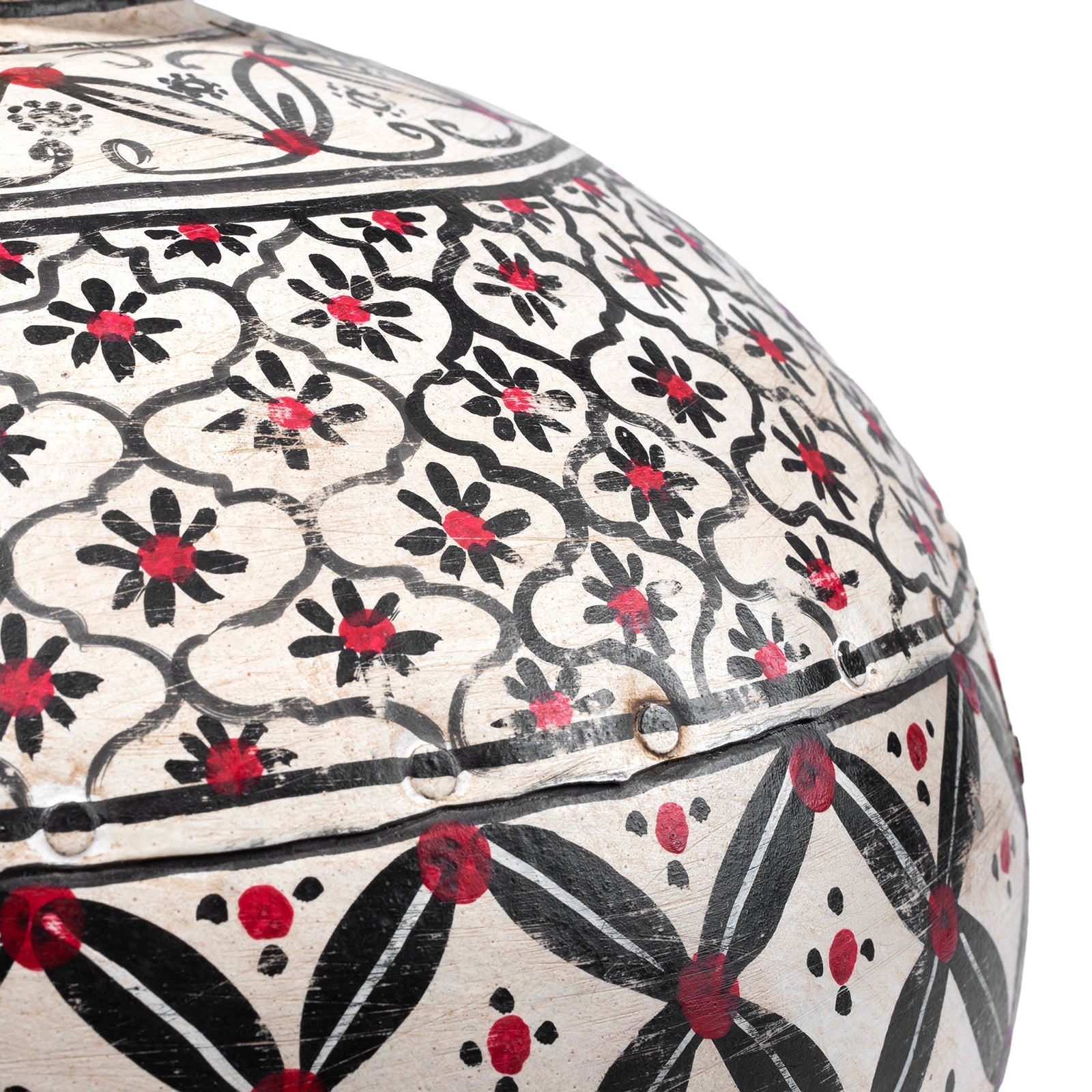 Painted Matka (Cream)
