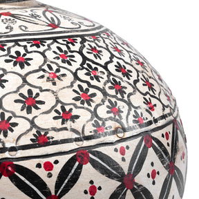 Painted Matka (Cream)