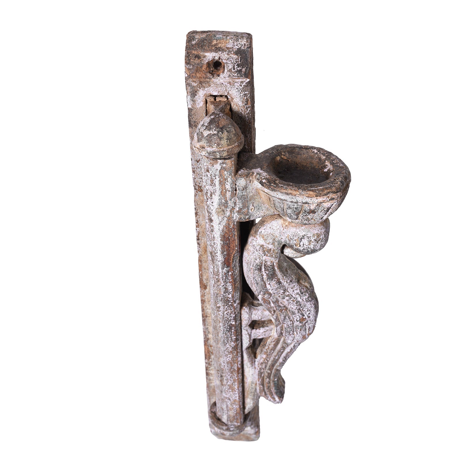 Parrot Lamp Bracket From Gujarat - 19th Century