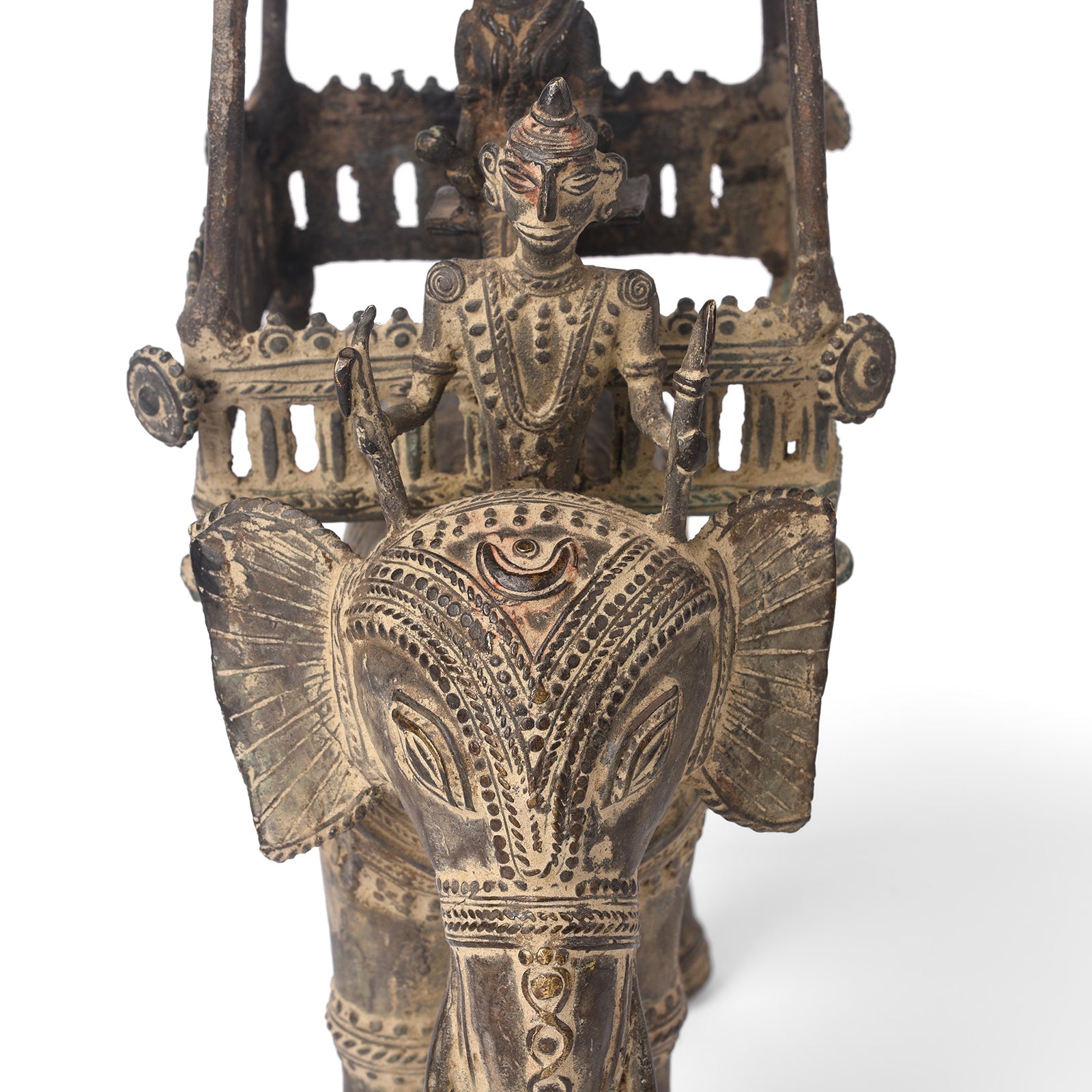 Bastar Danteshwari on an Elephant From Chhattisgarh - Ca 1910