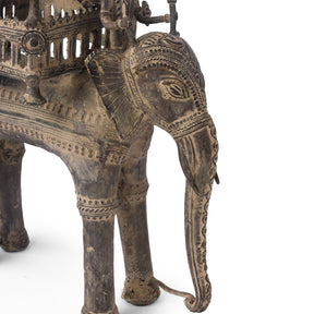 Bastar Danteshwari on an Elephant From Chhattisgarh - Ca 1910