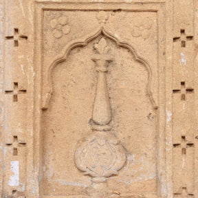 Carved Stone Panel - Mughal Style - 19th Century