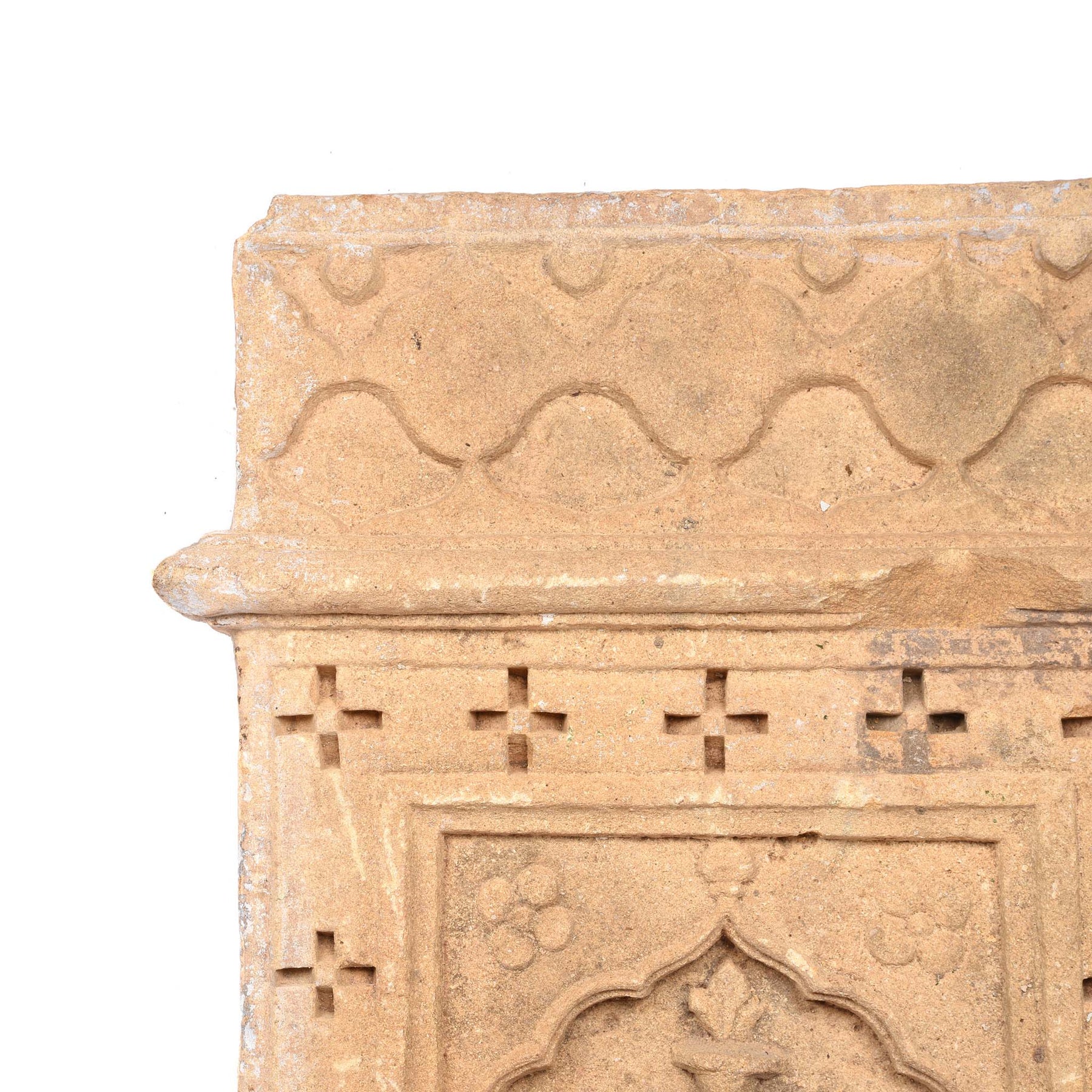 Carved Stone Panel - Mughal Style - 19th Century