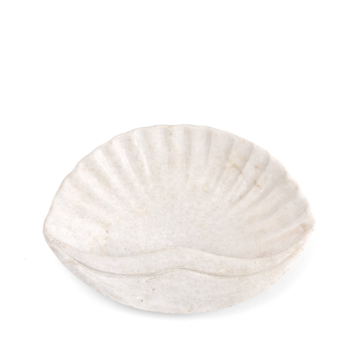 White Marble Shell Soap Dish