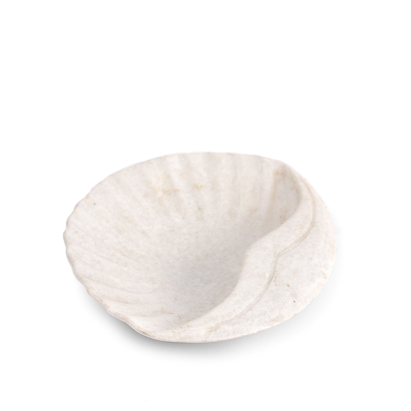White Marble Shell Soap Dish