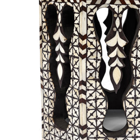 Bone Inlay Lamp Table