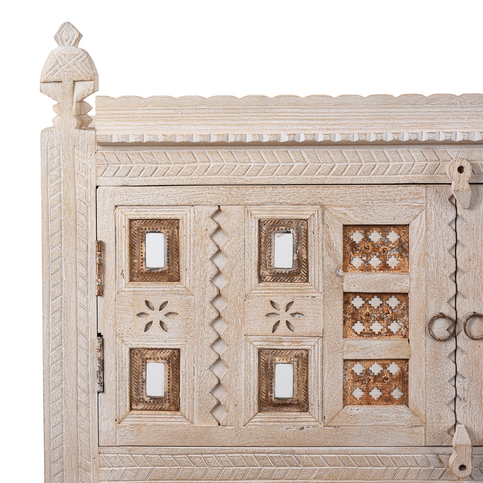 Kutchi Carved Damchiya Sideboard