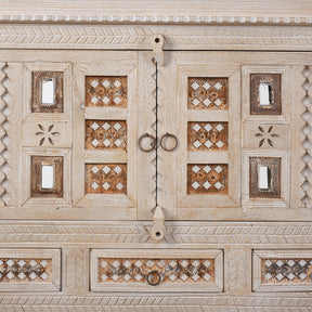 Kutchi Carved Damchiya Sideboard
