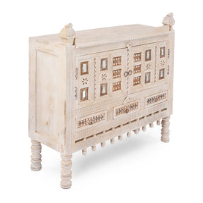 Kutchi Carved Damchiya Sideboard
