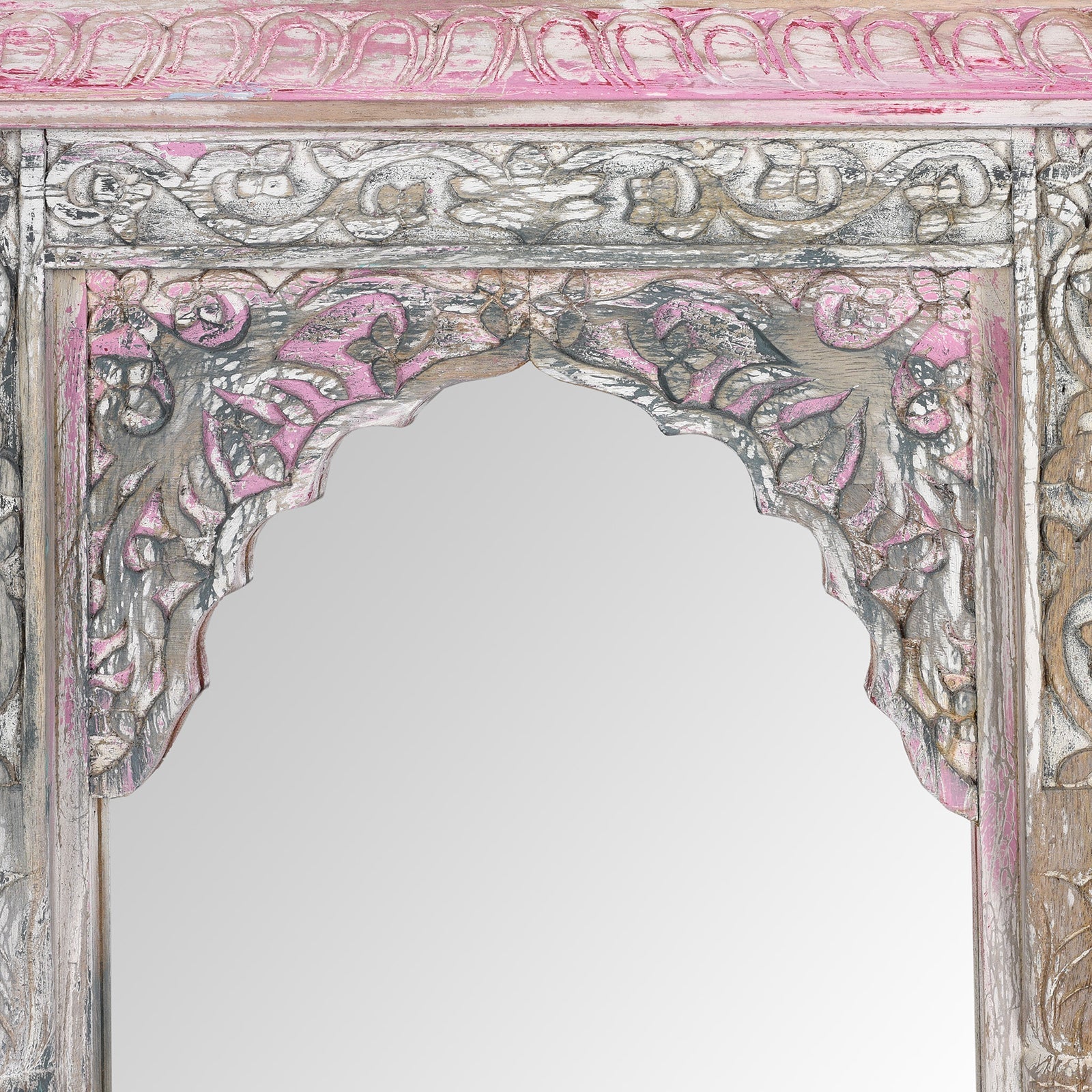 Indian Jharokha Triple Mirror - Rajasthani Style