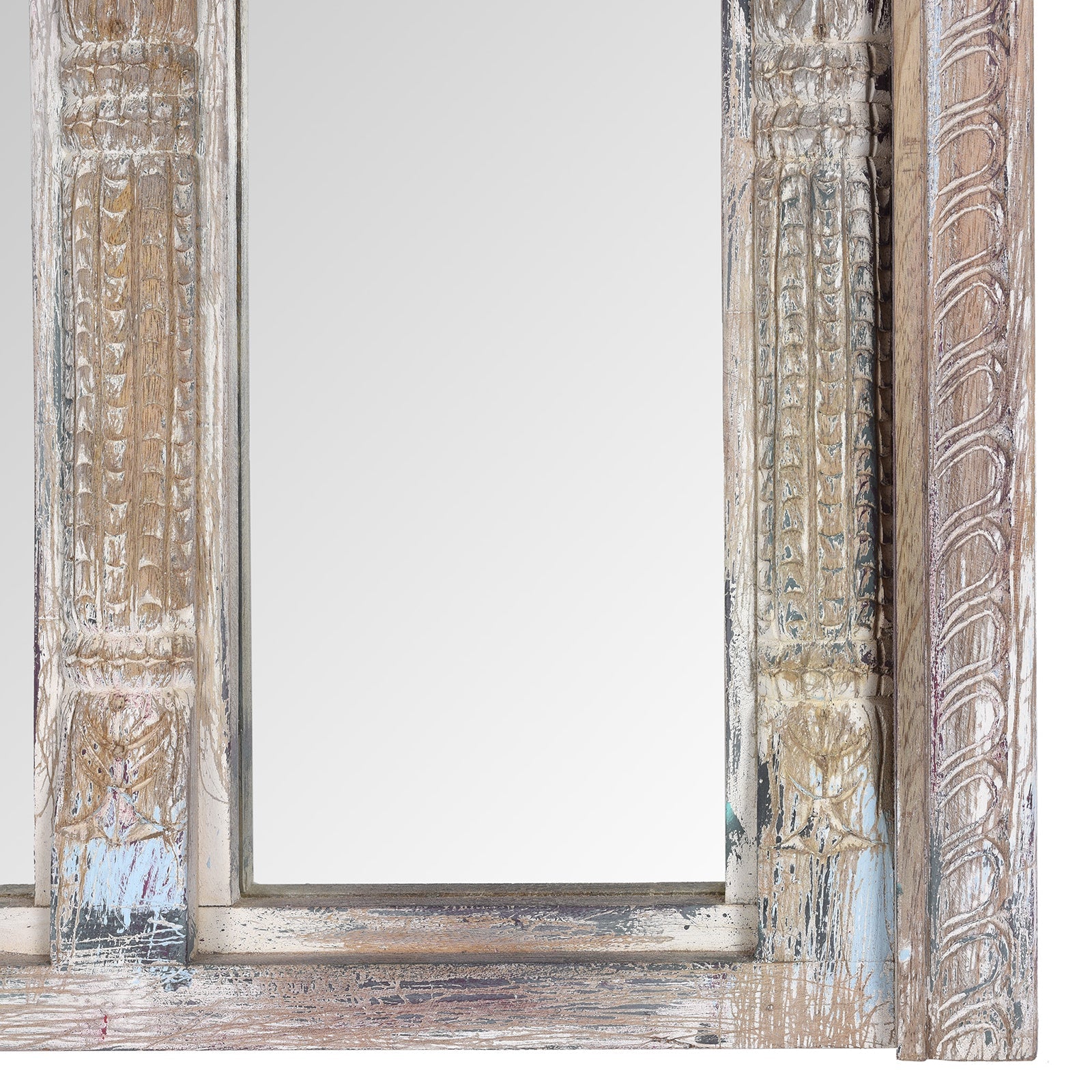 Indian Jharokha Triple Mirror - Rajasthani Style