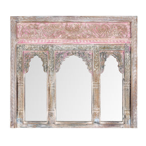 Indian Jharokha Triple Mirror - Rajasthani Style