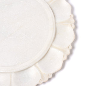 White Marble Plate From Rajasthan