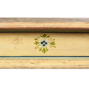 Vintage Painted Coffee Table From Rajasthan