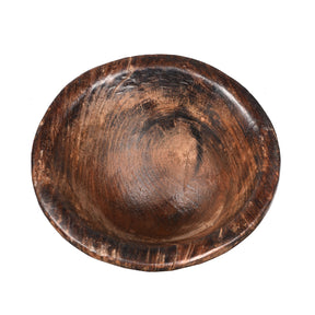 Teak Bowl From Rajasthan - Early 20thC