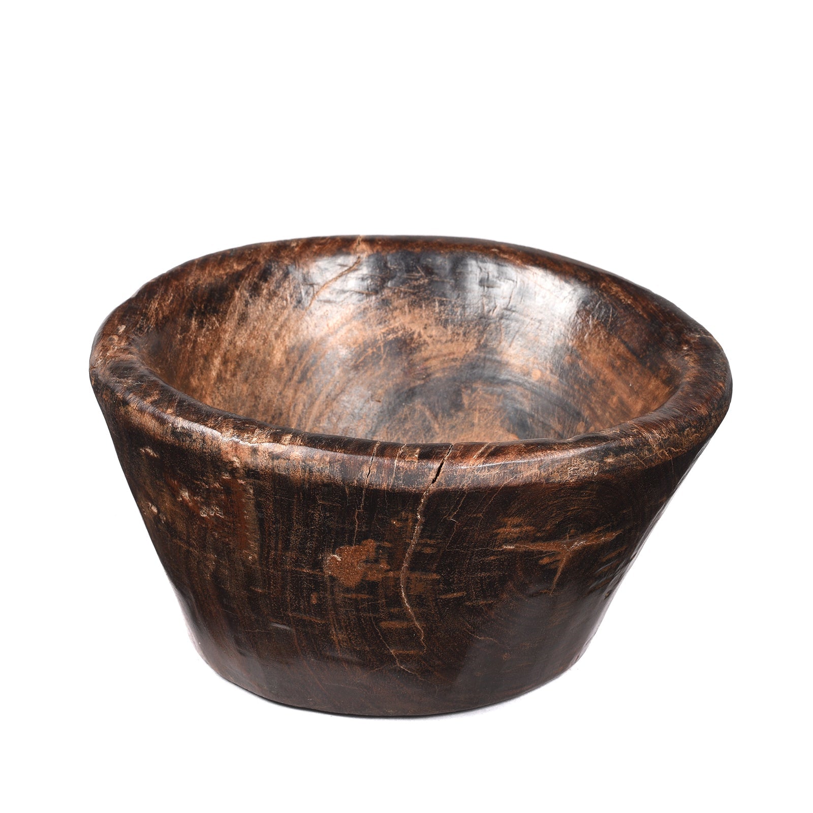 Teak Bowl From Rajasthan - Early 20thC
