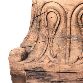 Double Capital Candlestick From Gujarat - 19thC