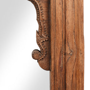 Mirror Made From An Old Teak Window - 19thC (72 x 111cm)
