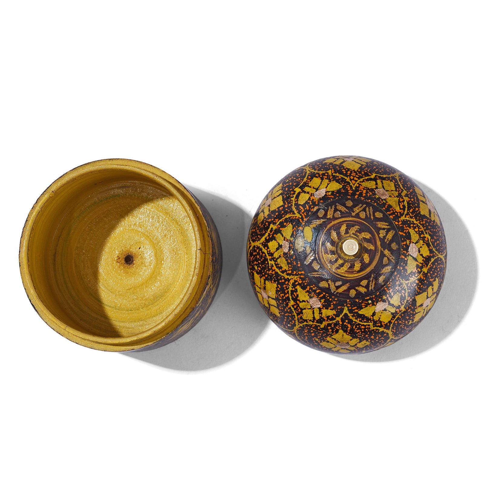 Lacquer Pot From Bikaner - Ca 1930's