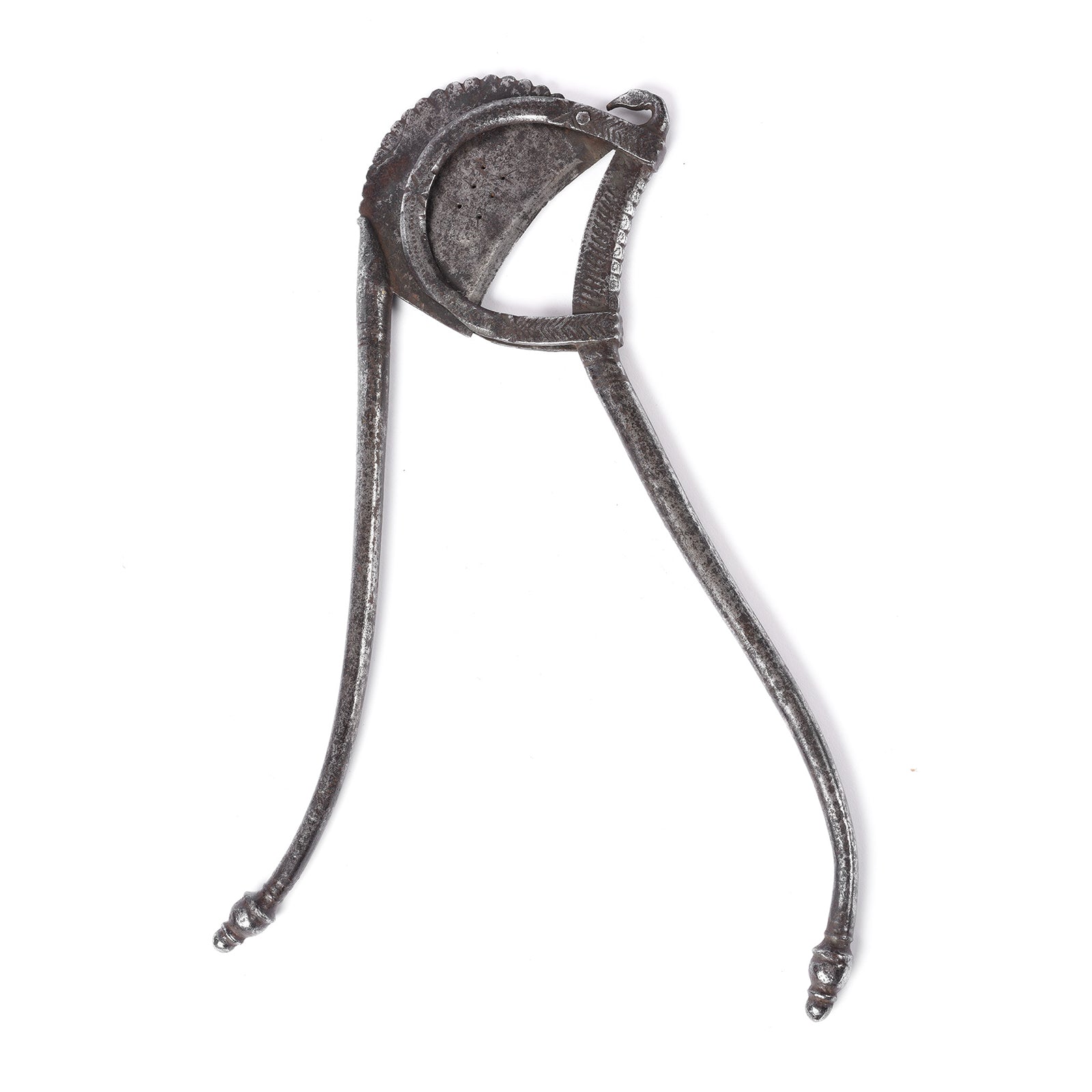 Large Iron Sarota (Betel Nut Cutter) - 19thC