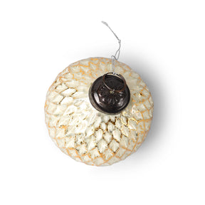 Antiqued Silver & Gold Christmas Baubles