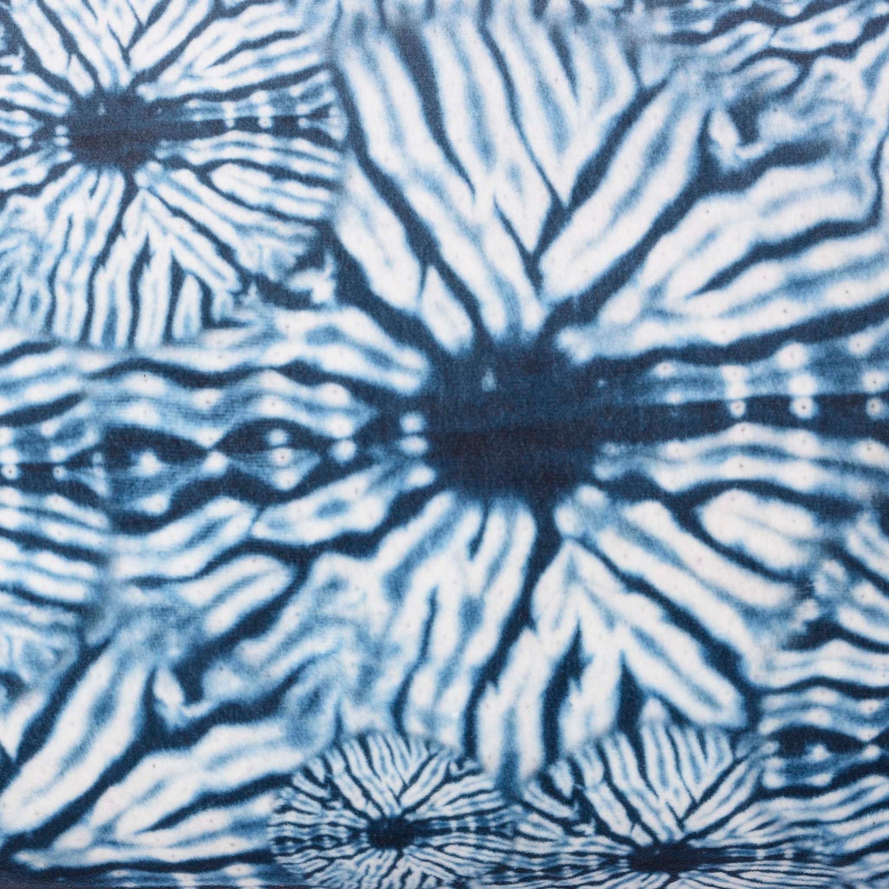 Indigo Itajime Grid Long Cushion by Tatie Lou & Pad