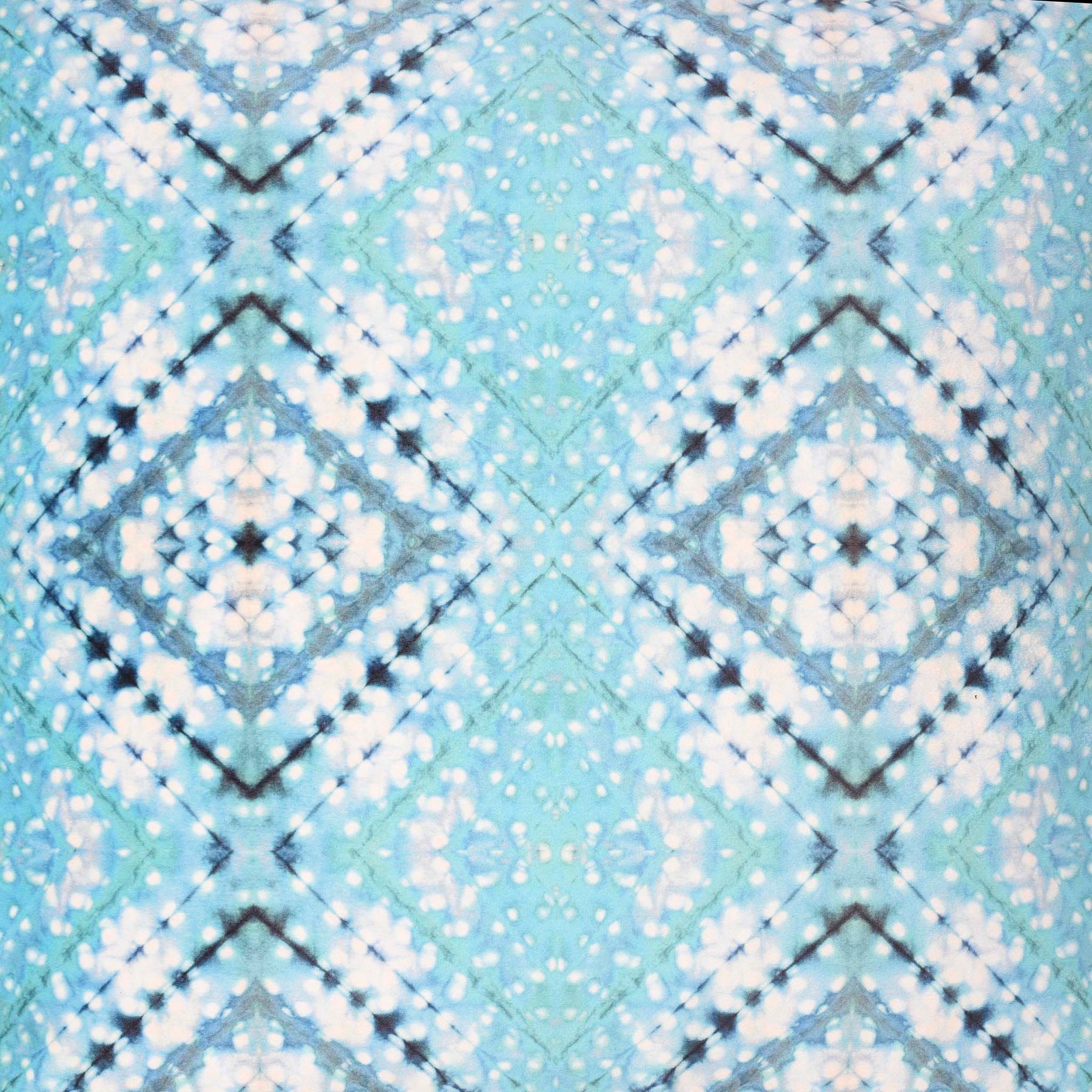 Turquoise velvet Cushion by Tatie Lou & Pad