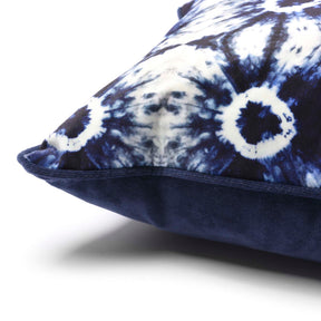 Indigo Ikat Cushion by Tatie Lou & Pad