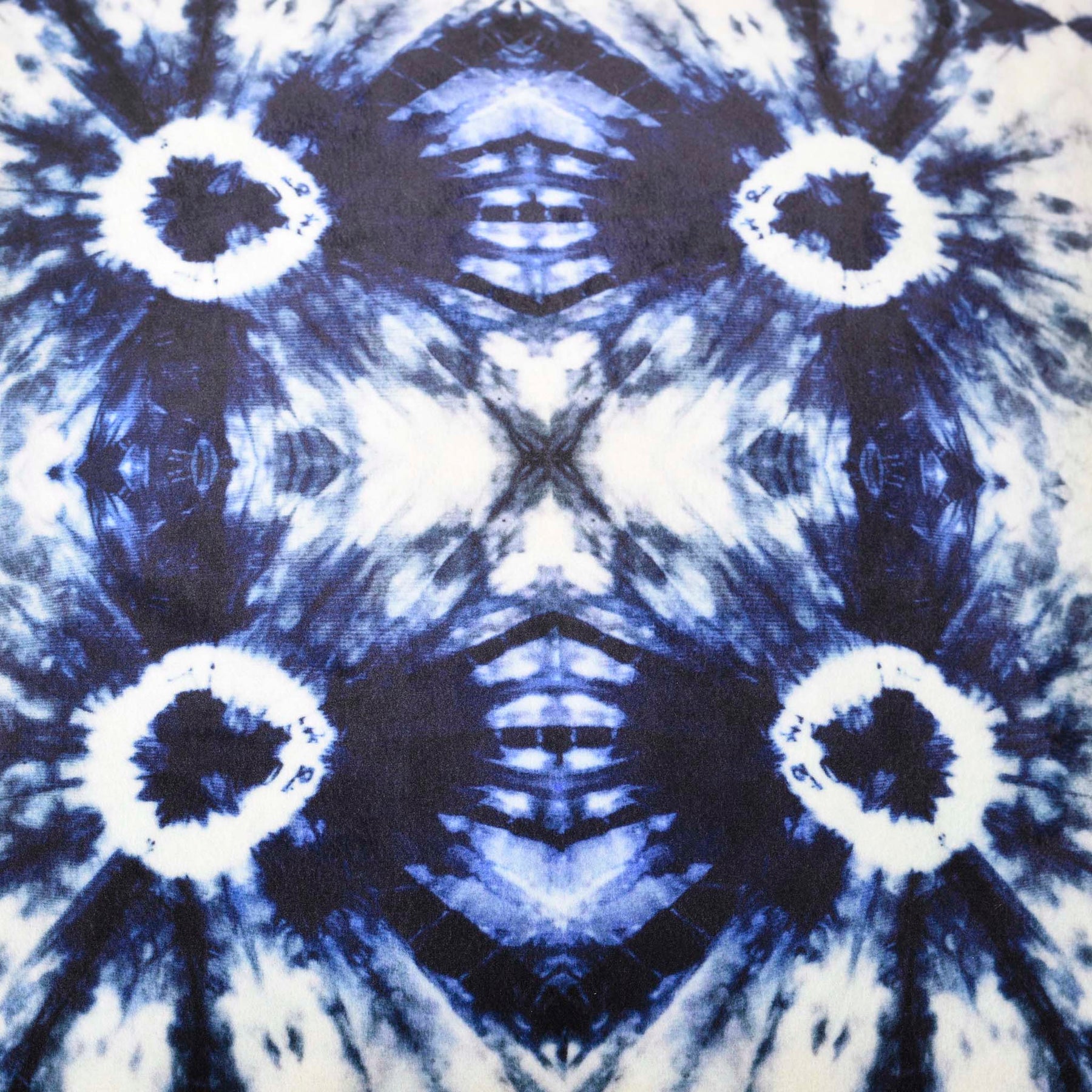 Indigo Ikat Cushion by Tatie Lou & Pad