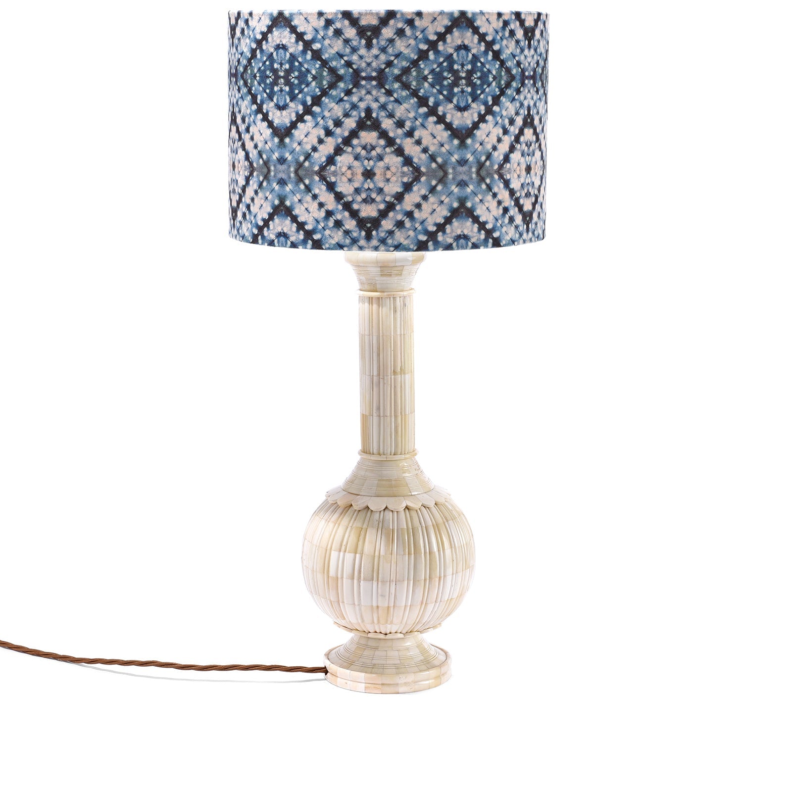 Itajime Diamond Drum Lampshade 30cm