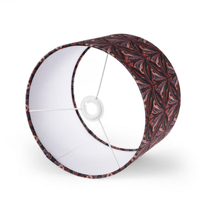Teal Mumbai Deco Velvet Drum Shade