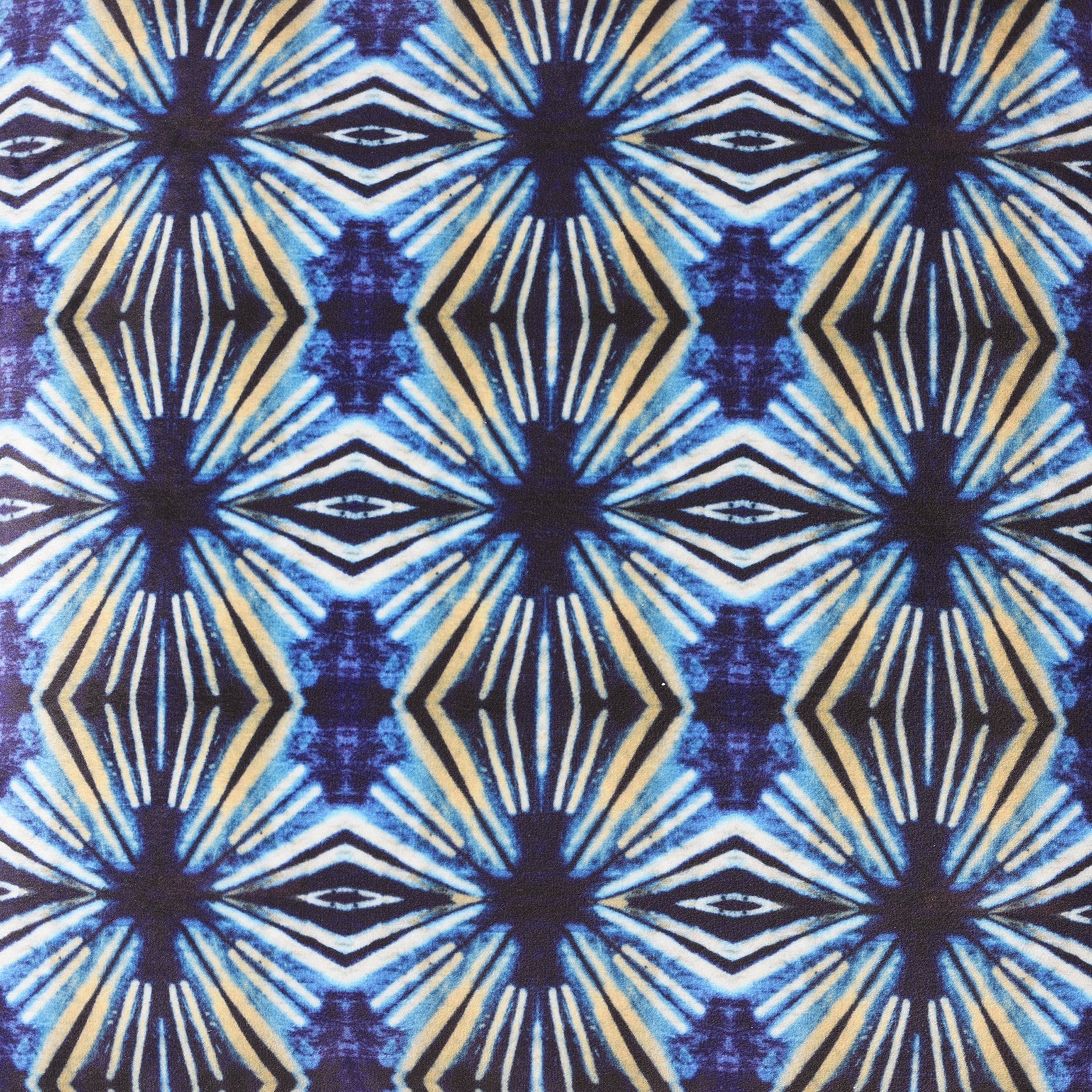 Indigo Itajime Cross Cushion by Tatie Lou