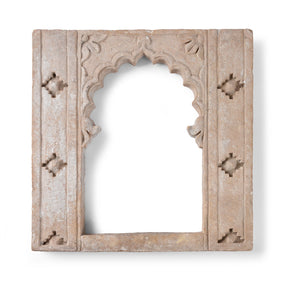 Carved Stone Lamp Niche From Rajasthan - 18thC