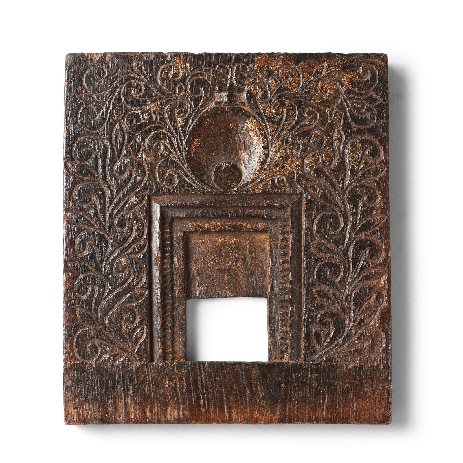 Carved Tribal Votive Panel From Andhra Pradesh - Ca 1920