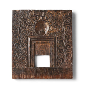 Carved Tribal Votive Panel From Andhra Pradesh - Ca 1920