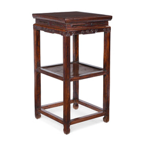 Flower Stand With Shelf From Jiangsu -19th Century