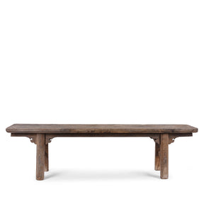 Walnut Bench From Shanxi - 19th Century