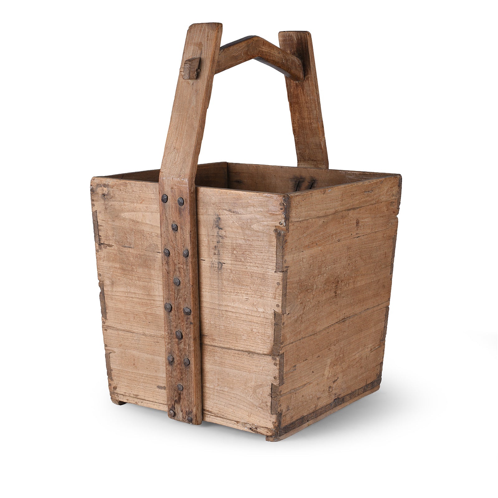 Vintage Elm Farmers Vegetable Basket - Ca 1920's