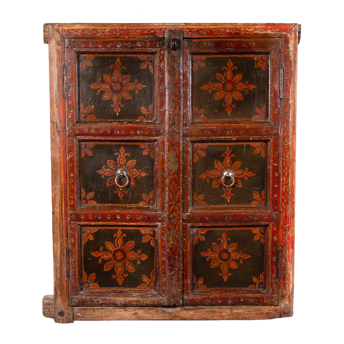 Bikaner Painted Window Shutters – 19th Century