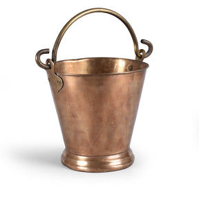Brass Temple Bucket (Marked KM) - Ca 1920