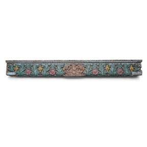 Painted Ganesh Lintel Panel From Kutch - 19th Century