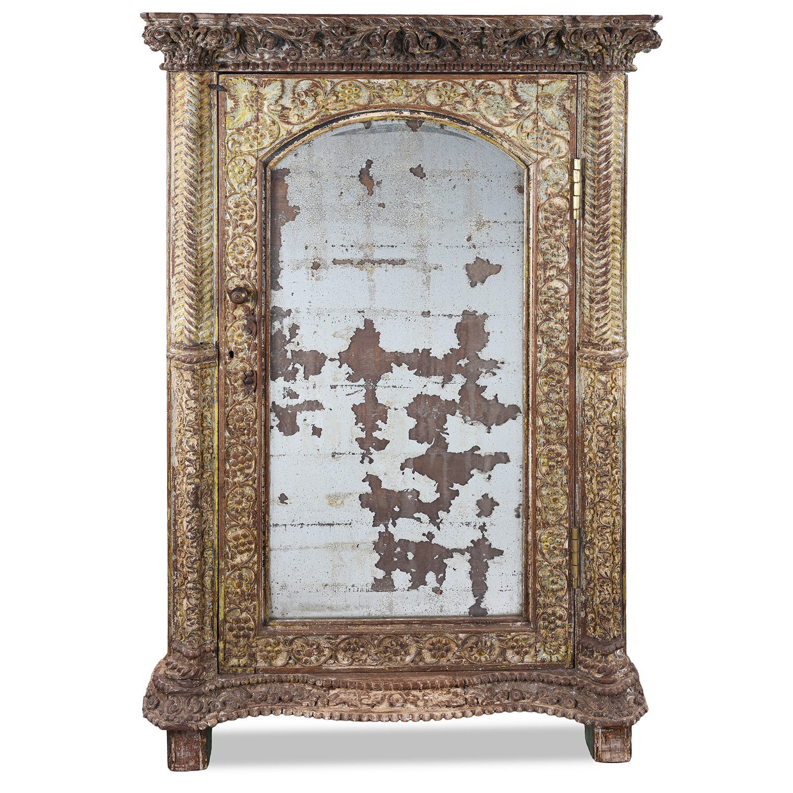 Mirror Fronted Almirah From Gujarat - Early 19th Century