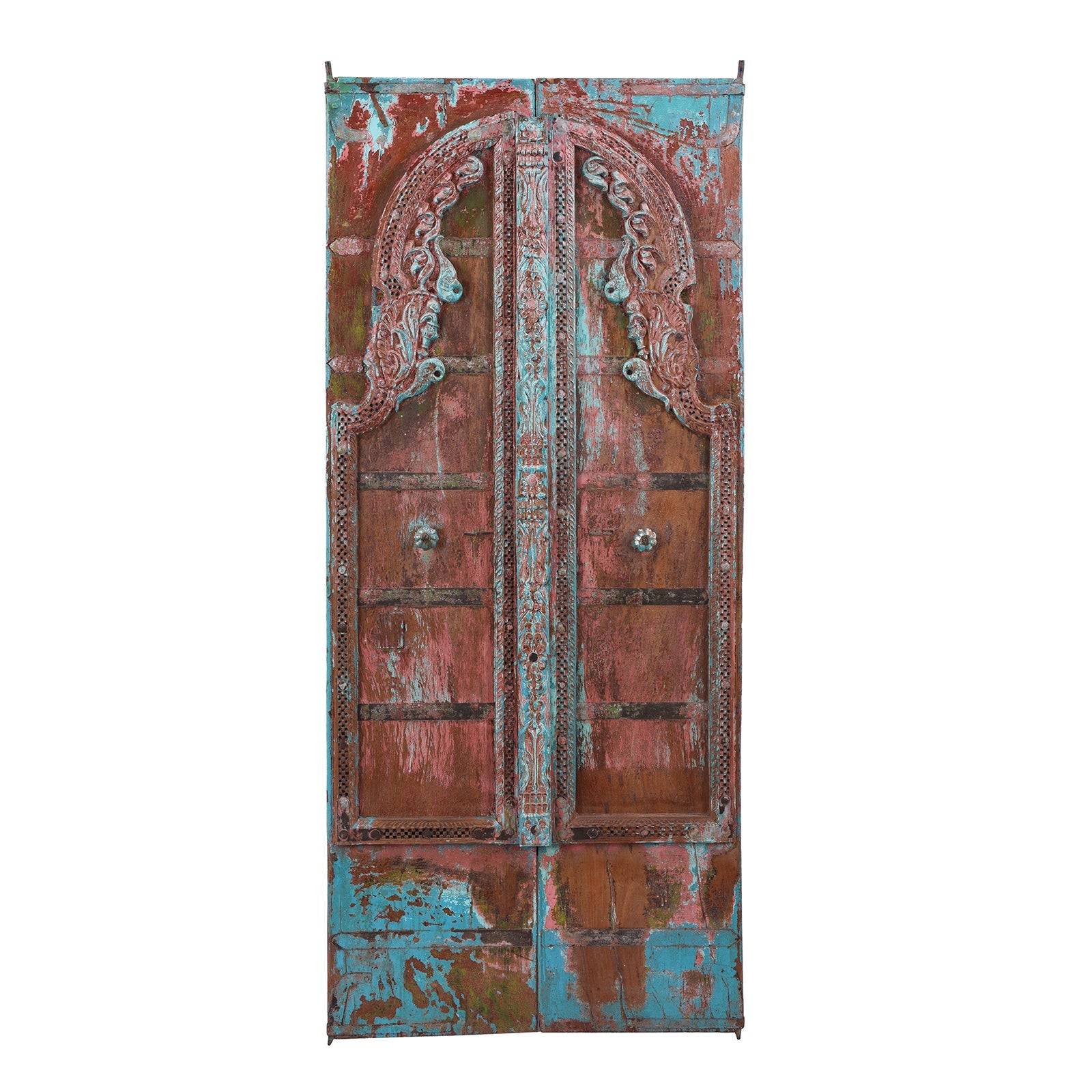 Painted Bikaner Roheda Door - 19th Century