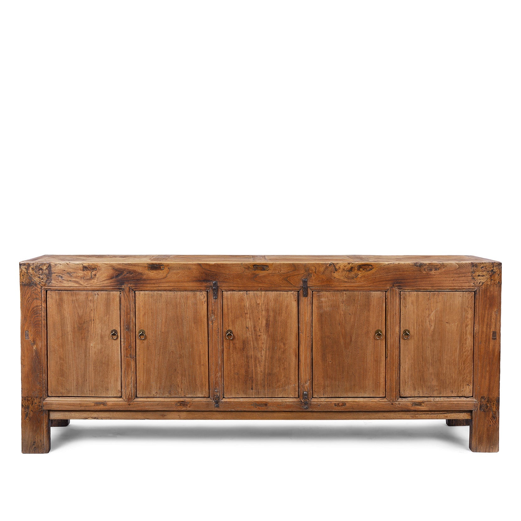 5 Door Sideboard From Mongolia - 19th Century