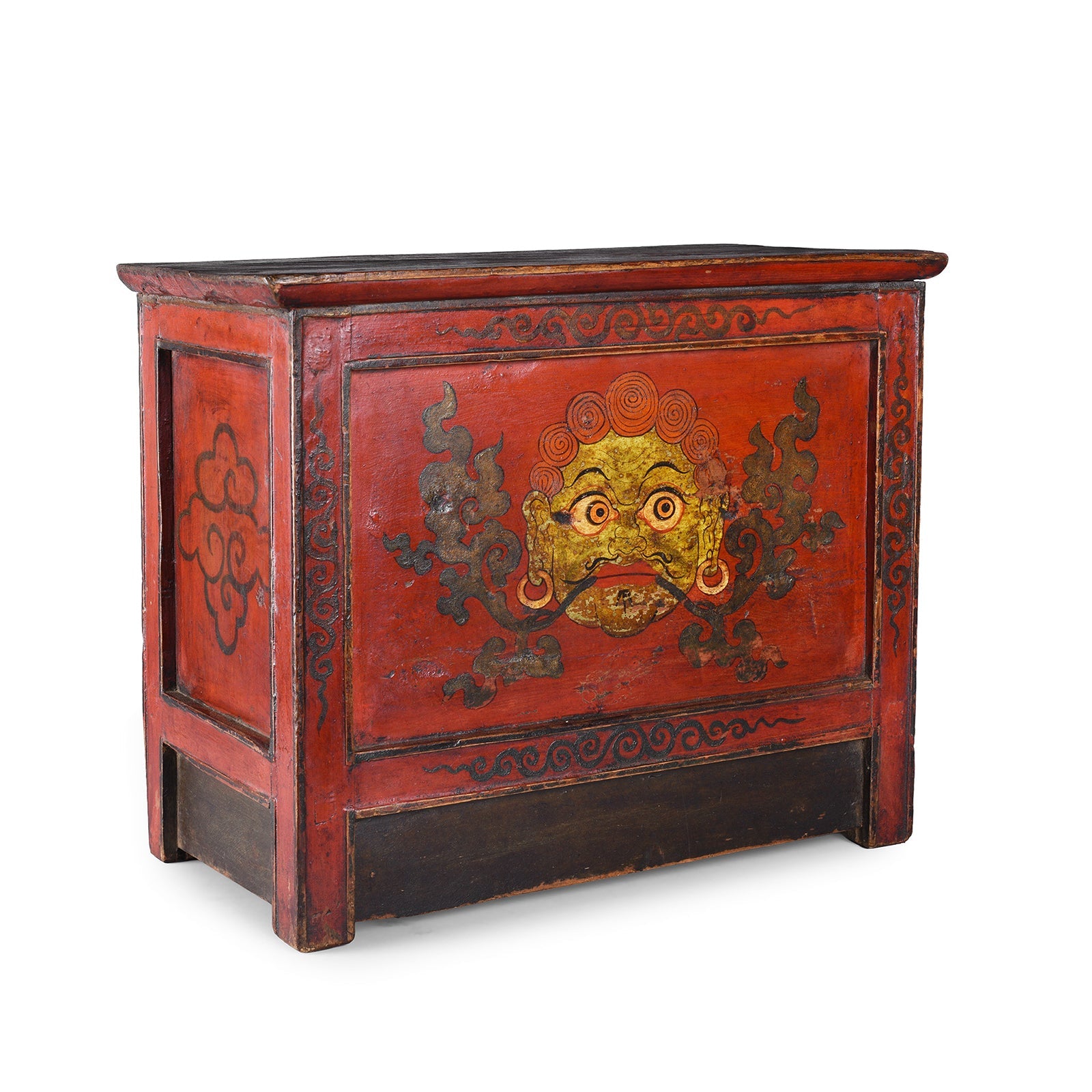 Painted Zeeba Table from Central Tibet - 18th Century